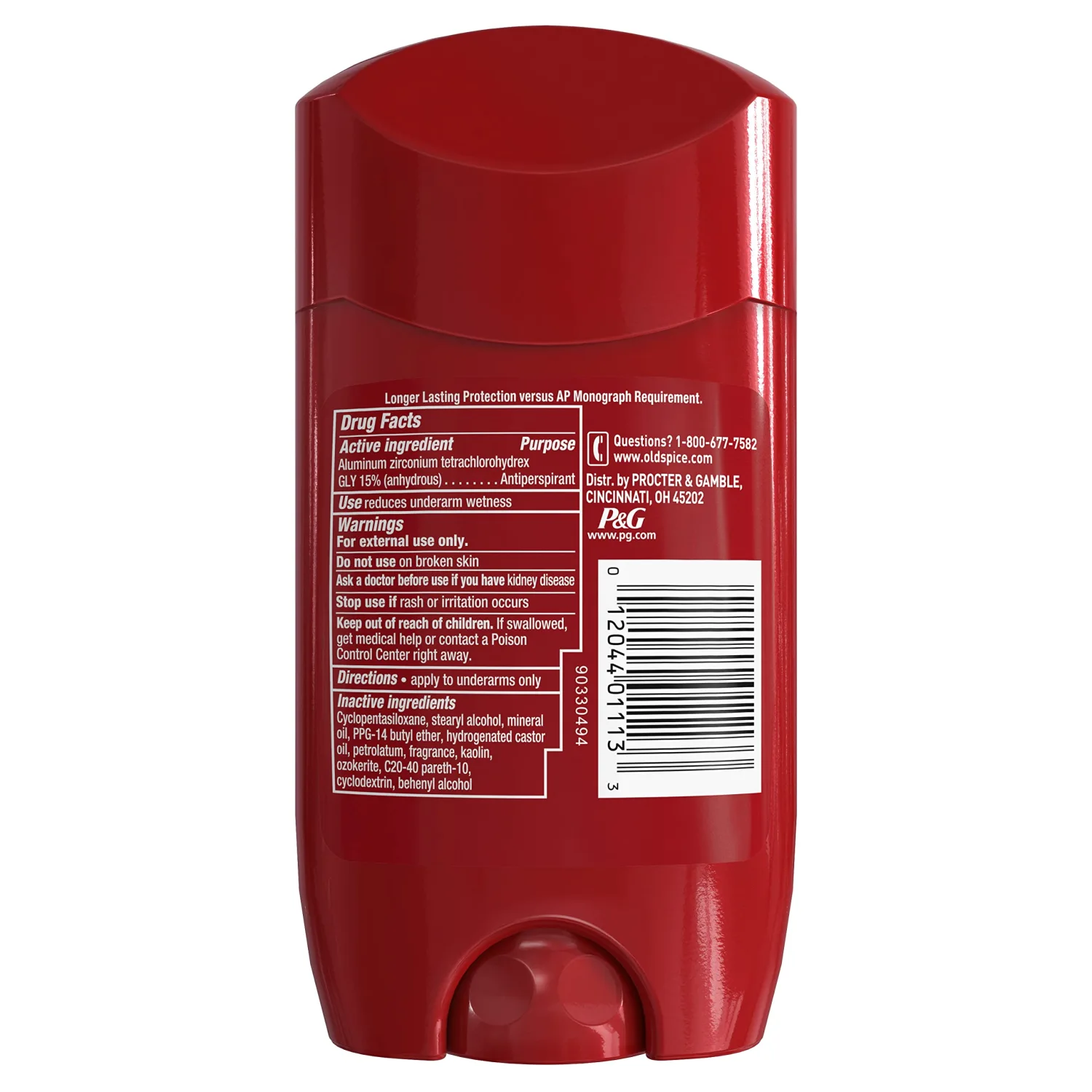 Old Spice Antiperspirant Deodorant for Men, 24/7 Odor Protection, 24/7 Lasting Freshness, Red Collection, Swagger with Cedarwood Scent, 2.6 oz