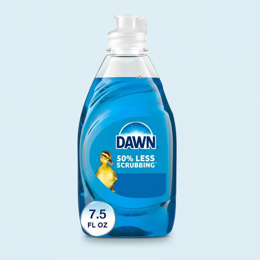 Dawn Ultra Liquid Dish Soap, Original Scent, 7.5 Oz., 18/Carton (39713/08124)