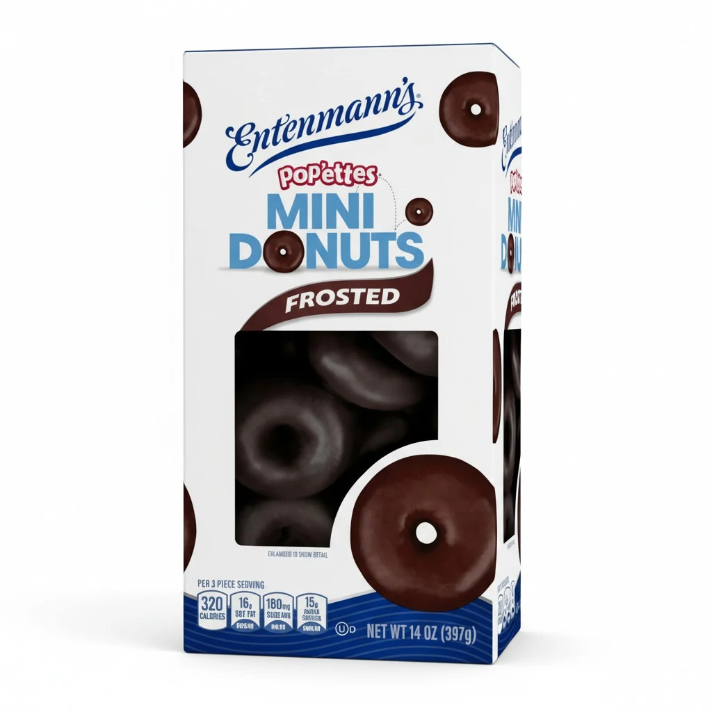Entenmann’s Pop’ettes Frosted Mini Donuts, 14 oz