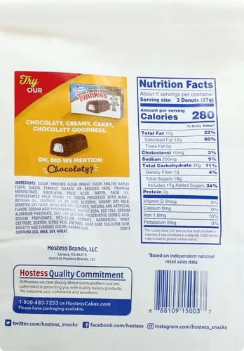 Hostess, Donuts, Double Chocolate, Mini