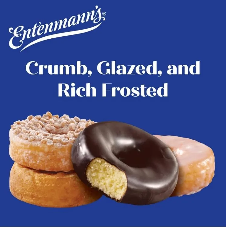 Entenmans Classic Assorted Donuts, 8 count, Donuts, 16.8 oz Variety Pack