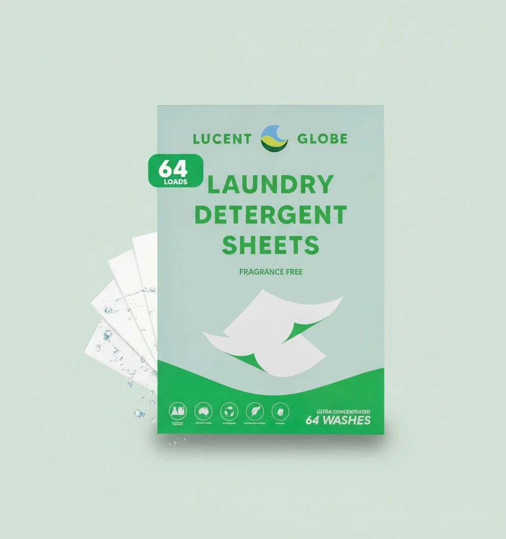 Laundry Detergent Sheets - Pre-Measured Laundry Sheets - Powerful Stain Removal - Gentle on Skin & Fabrics - Works in All Washers - Convenient and Travel Friendly (Fragrance Free)