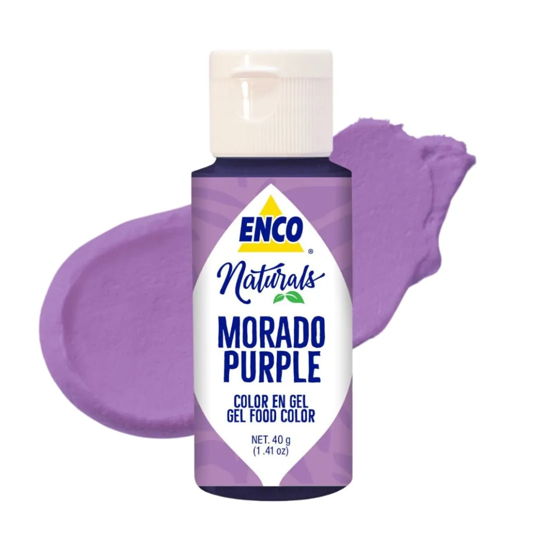 ENCO Naturals Food Coloring Gel Purple 1.41 oz (40g) Concentrated