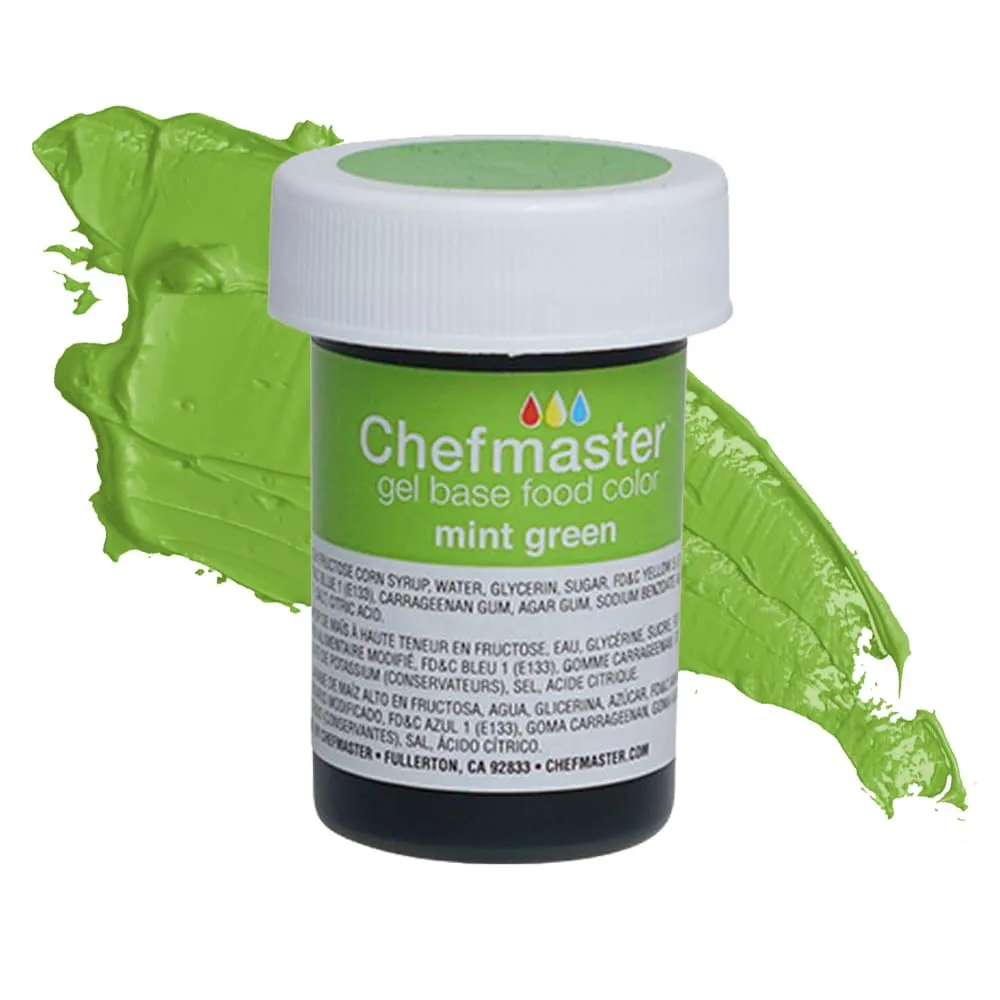 Chefmaster Gel Food Color, 1-Ounce, Mint Green