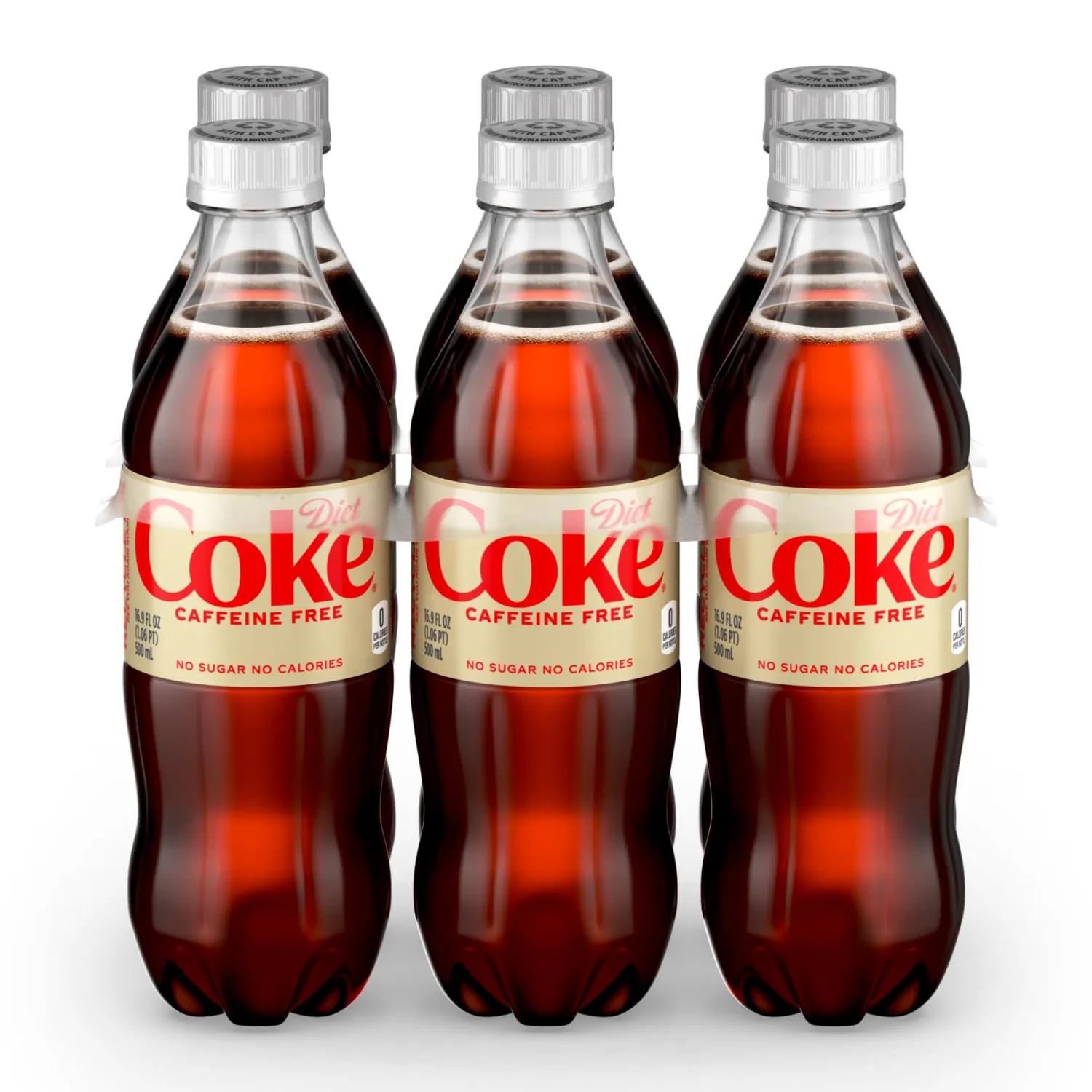 Caffeine Free Diet Coke, 16.9 fl oz, 6 Pack (Package May Vary)