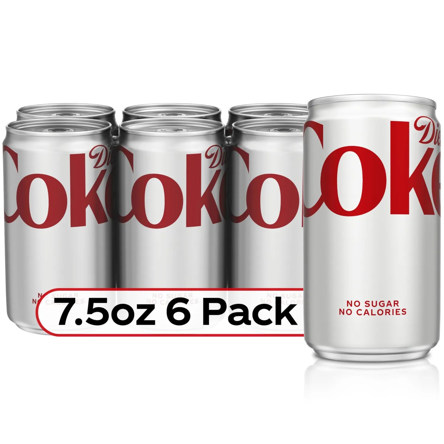 Diet Coke, 7.5 fl oz, 6 Pack (Package May Vary)