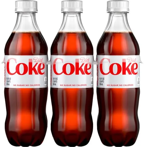Diet Coke Soda Soft Drink, 16.9 fl oz, 12 Pack