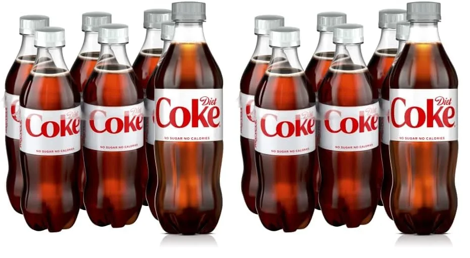 Diet Coke Soda Soft Drink, 16.9 fl oz, 12 Pack