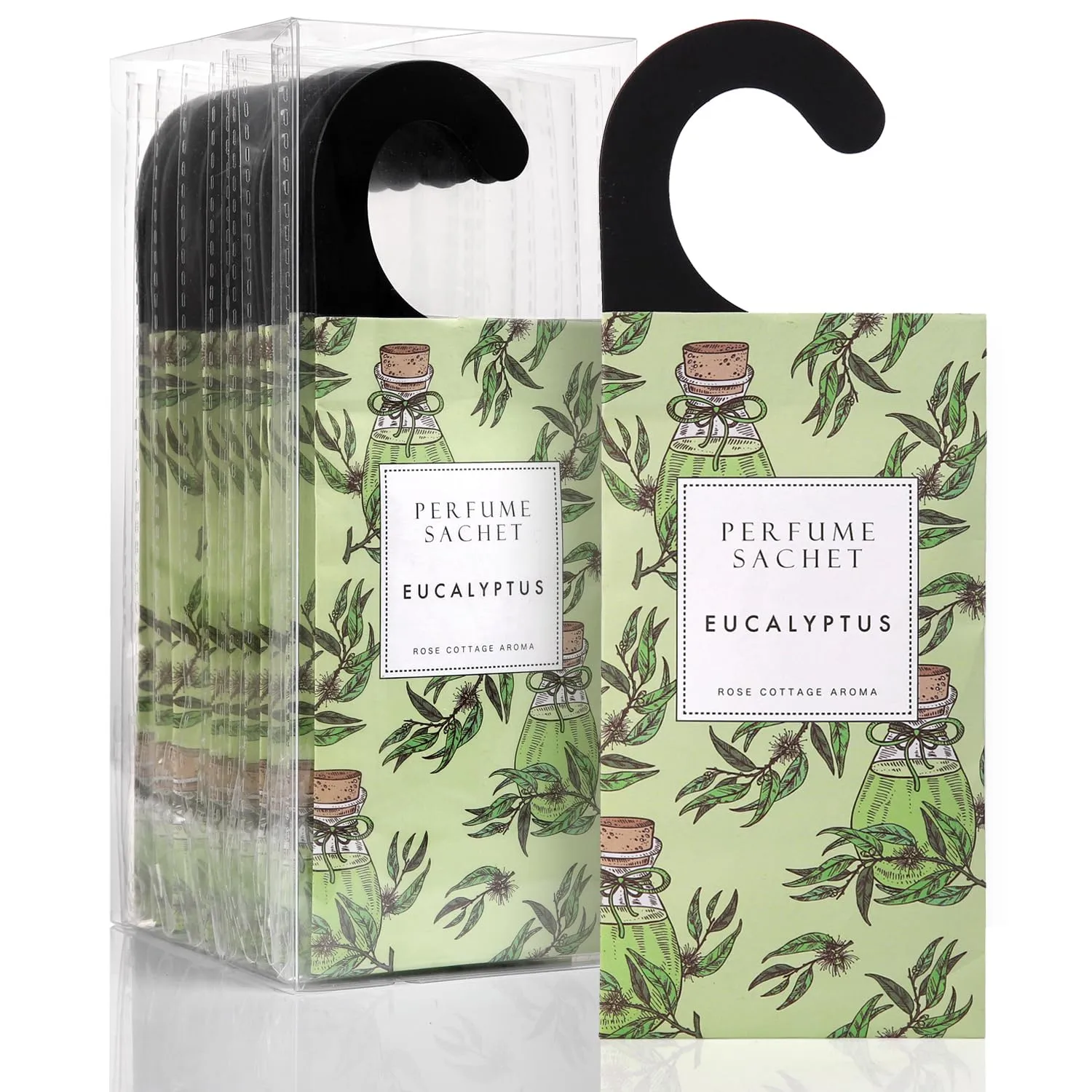 Large 12 Packs Eucalyptus Hanging Closet Deodorizer Air Freshener Long Lasting Scented Sachets Smell Goods for House