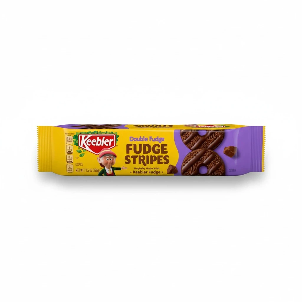 KEEBLER Fudge Stripe Double Fudge Cookies - 11.5oz
