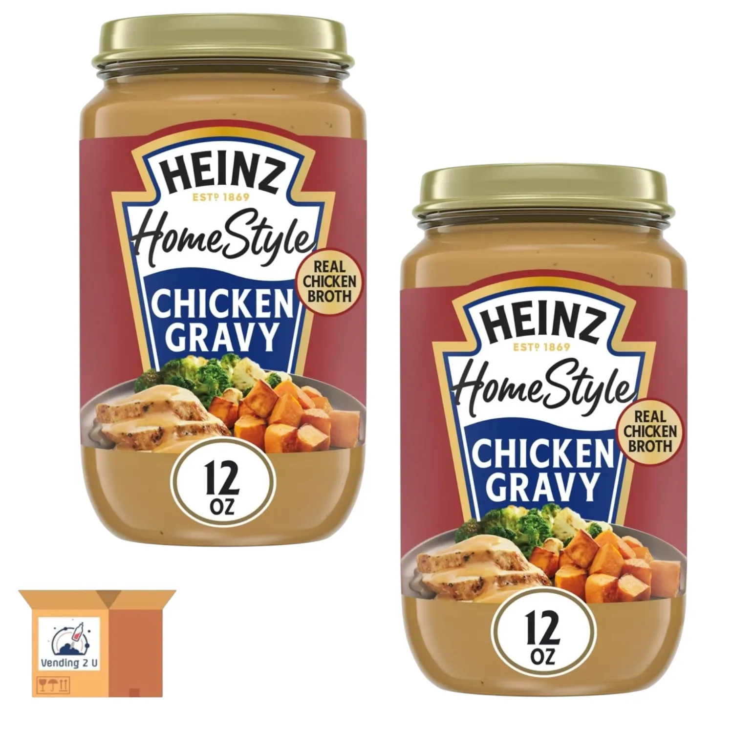 HomeStyle Classic Chicken Gravy, 12 oz, 2 Pack