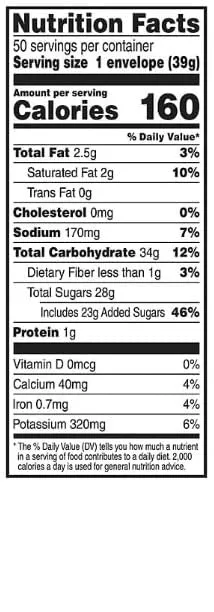 Hot Chocolate Mix – Milk Chocolate Hot Cocoa Packets, 50-Count, with Spoon for Perfect Mixing