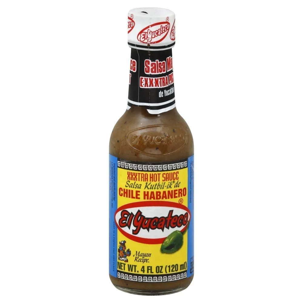 El Yucateco XXXtra Hot Habanero Sauce 4 oz by El Yucateco [Foods]