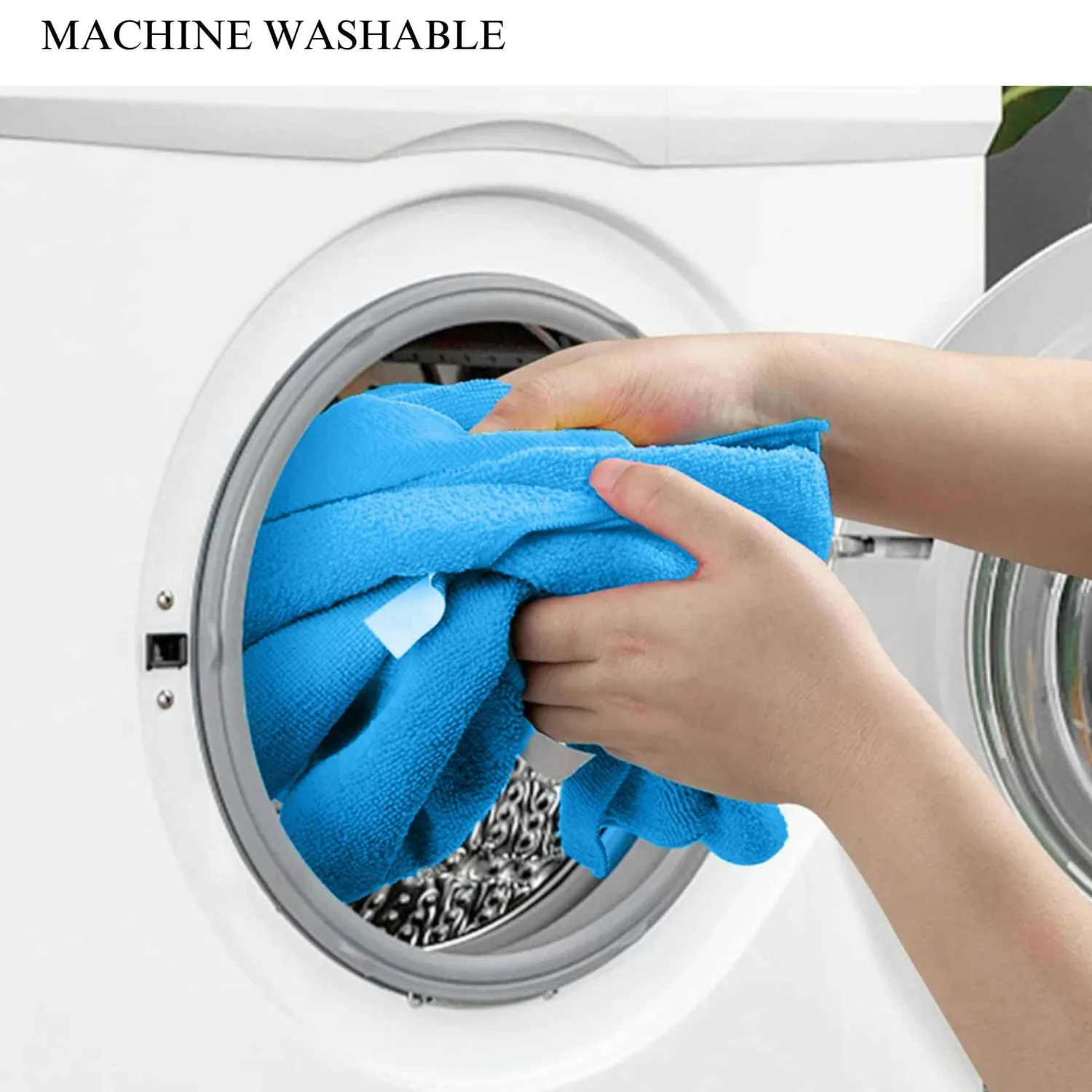 Microfiber Cleaning Cloth for Kitchen & households, Towels for Cars. (300gsm) (Pack of 24 Blue)