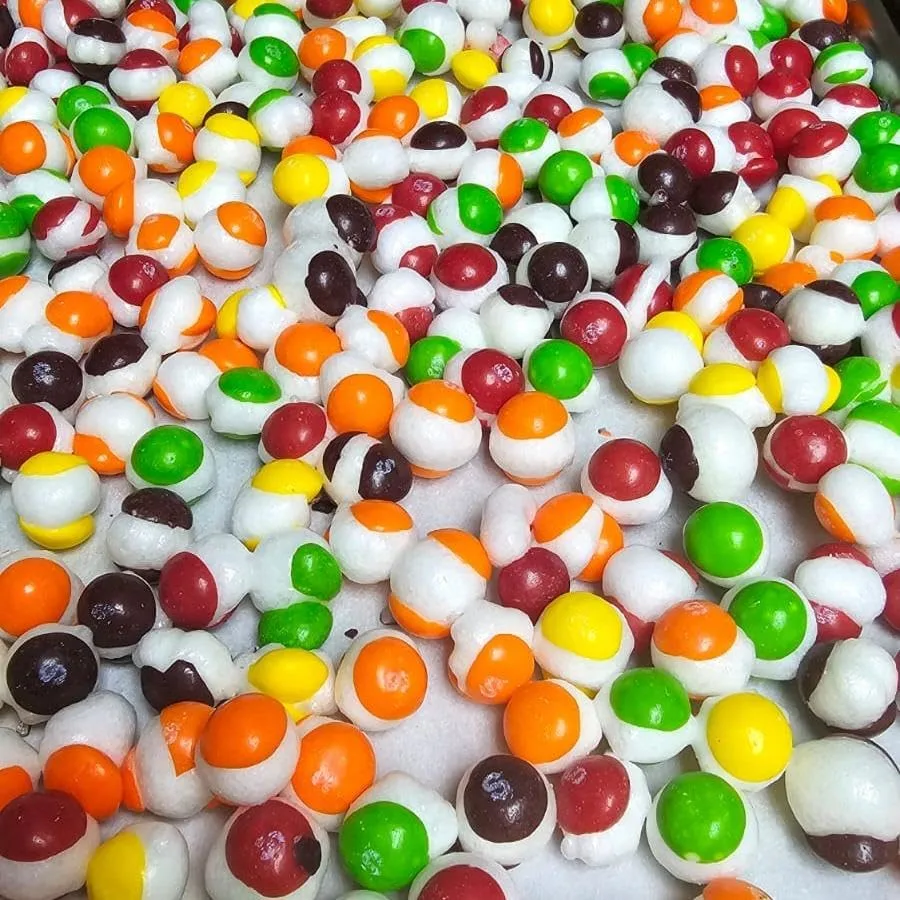 EShopX Freeze Dried Candy - 1 pound Bag Premium Freeze-Dried Crunchy Candy with Bursting Fruity Taste (16 oz, Original Rainbow) - Perfect for Gifting & Snacking