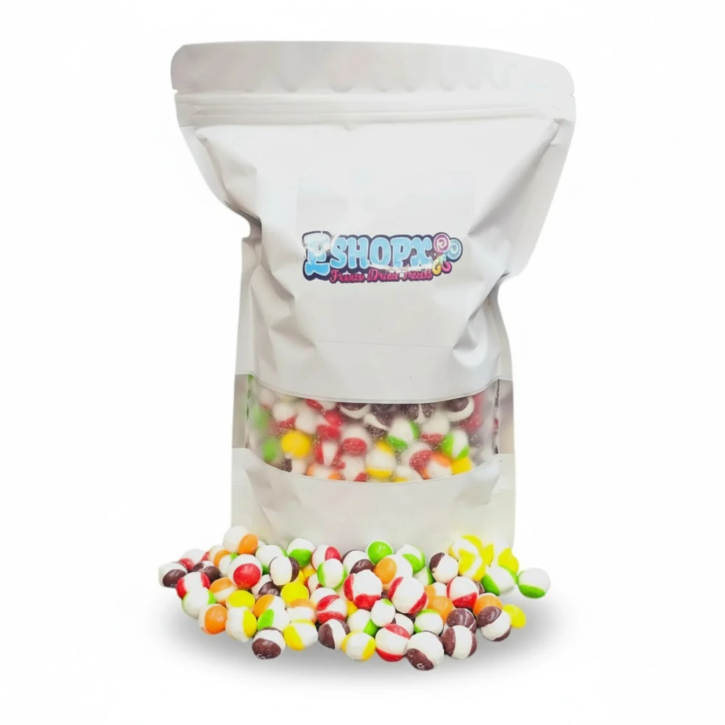 EShopX Freeze Dried Candy - 1 pound Bag Premium Freeze-Dried Crunchy Candy with Bursting Fruity Taste (16 oz, Original Rainbow) - Perfect for Gifting & Snacking