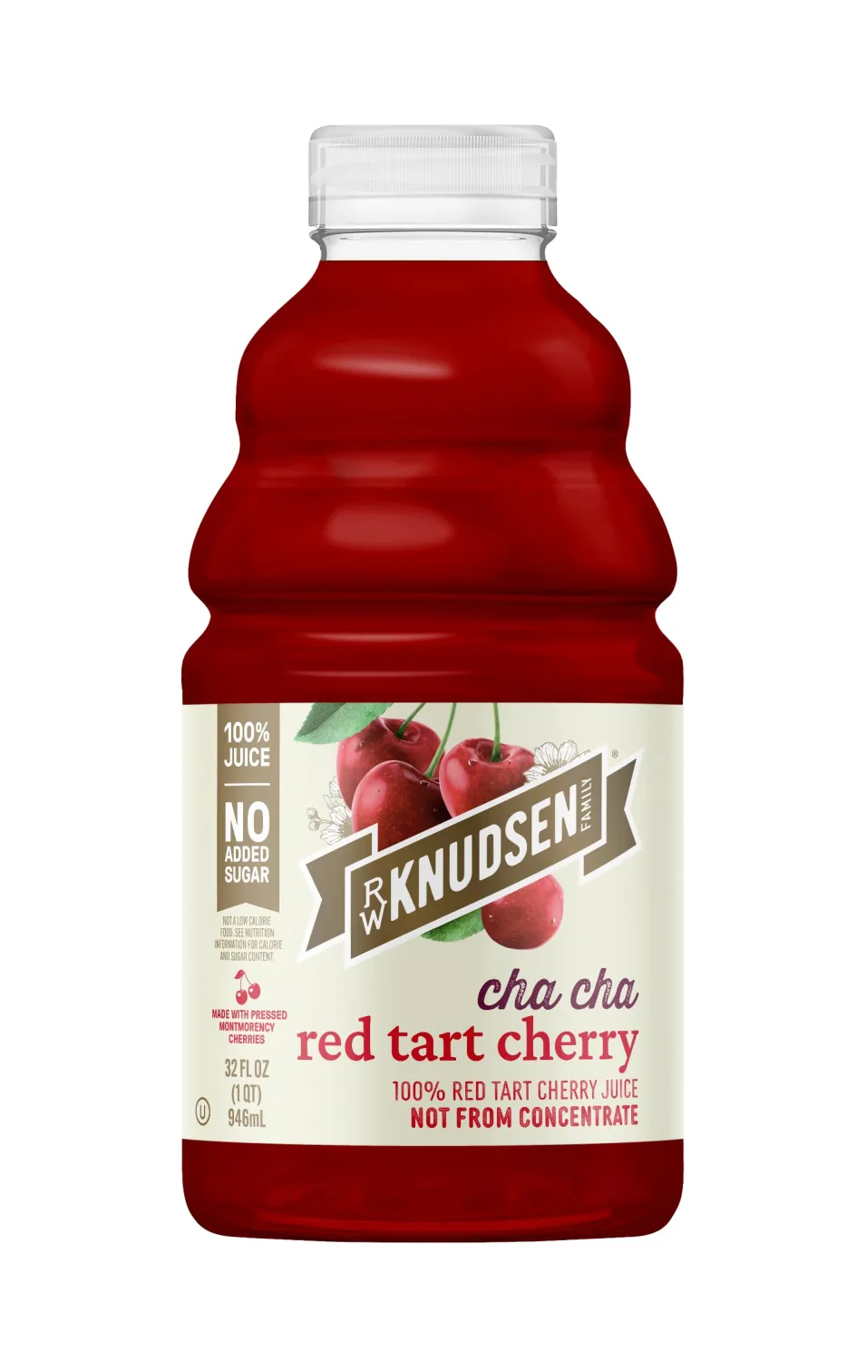 R.W. Knudsen Cha Cha Red Tart Cherry Juice, 32 fl oz (Pack of 1)