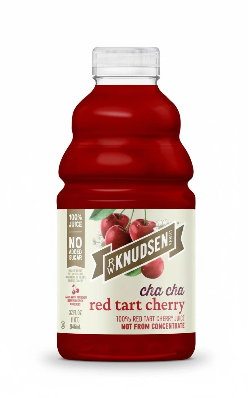 R.W. Knudsen Cha Cha Red Tart Cherry Juice, 32 fl oz (Pack of 1)
