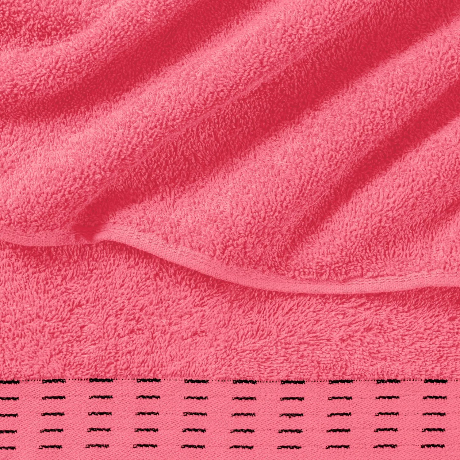 Ultra Soft 6 Pack Cotton Towel Set, Contains 2 Bath Towels 28x55 inch, 2 Hand Towels 16x24 inch & 2 Wash Coths 12x12 inch, Ideal Everyday use, Compact & Lightweight - Coral Orange