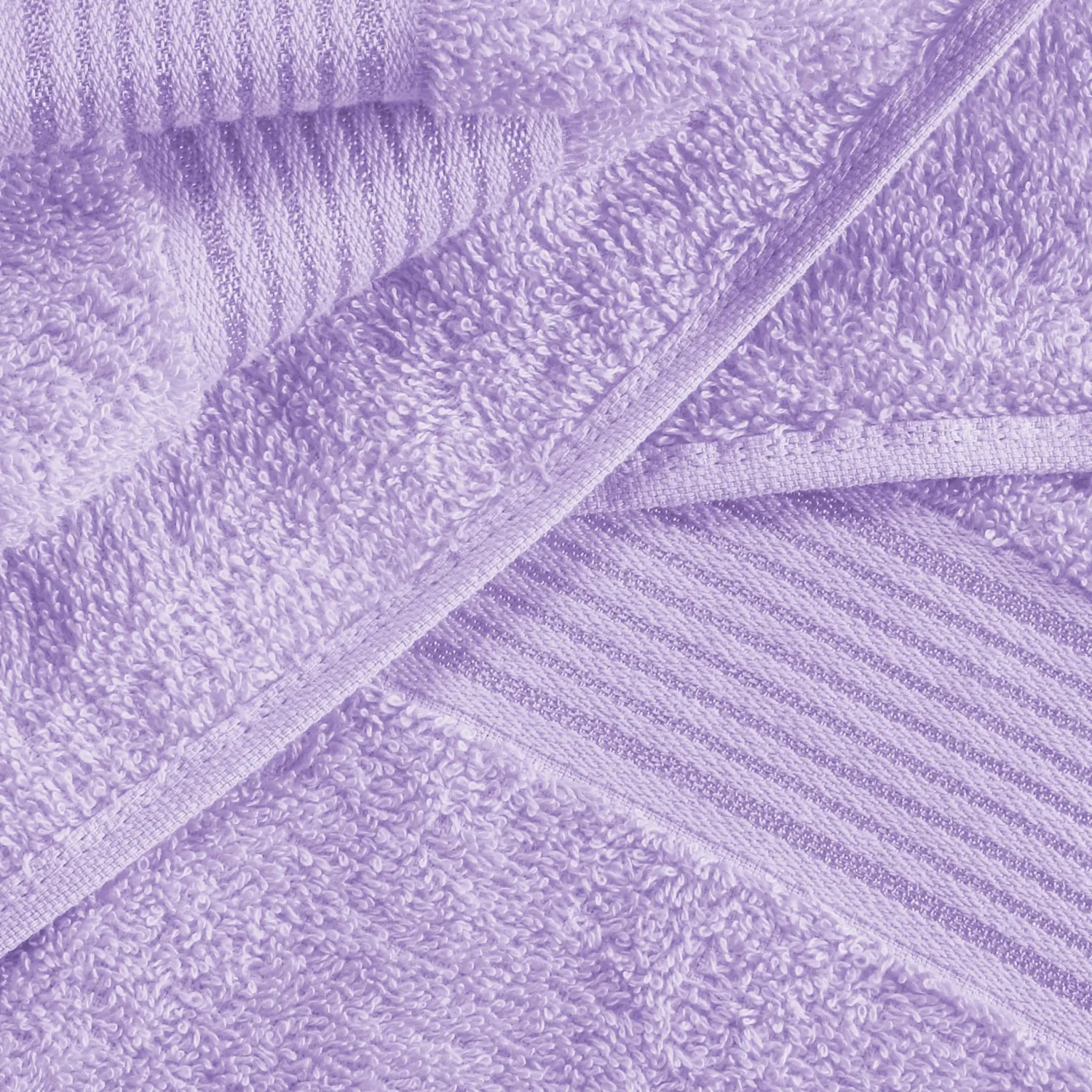 Belizzi Home Ultra Soft Cotton 6 -Piece Hand Towel Set 16x24, Ideal for use in Bathroom, Kitchen, Gym, Spa - Compact, Eco-Friendly, Lightweight - Multi Purpose Hand Towels - Purple