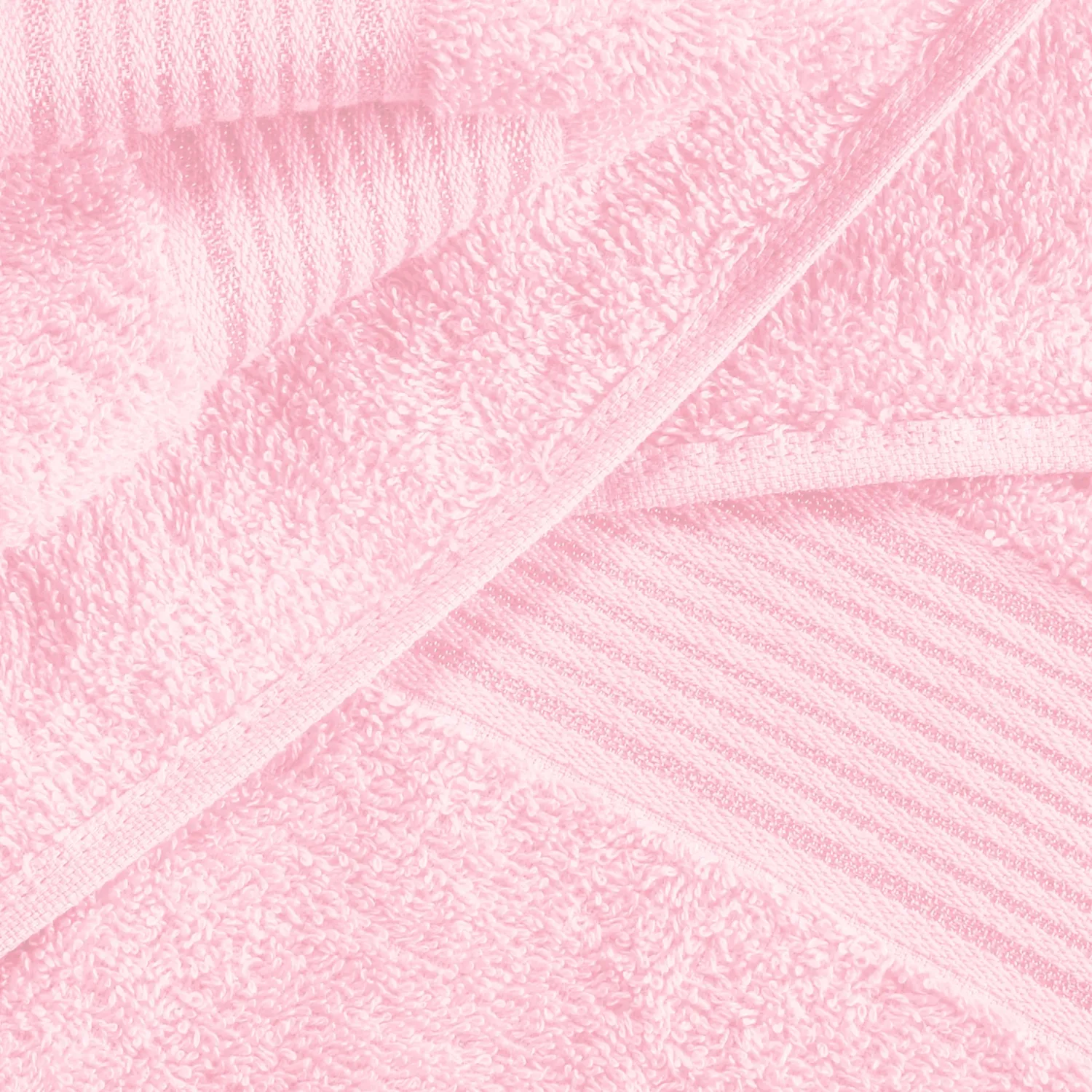 Belizzi Home Ultra Soft Cotton 6 -Piece Hand Towel Set 16x24, Ideal for use in Bathroom, Kitchen, Gym, Spa - Compact, Eco-Friendly, Lightweight - Multi Purpose Hand Towels - Pink