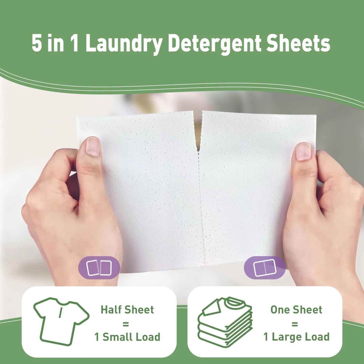 YUCO Travel Laundry Detergent Sheets Rose Bush Scent 40 Loads Eco Friendly Liquidless Washer Sheets No Plastic Hypoallergenic, For Sink and Washing Machine, Travel Friendly