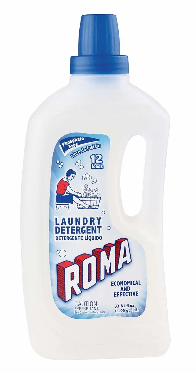 Roma, Liquid Laundry Detergent Biodegradable - 33.8 Ounce (Pack of 2)