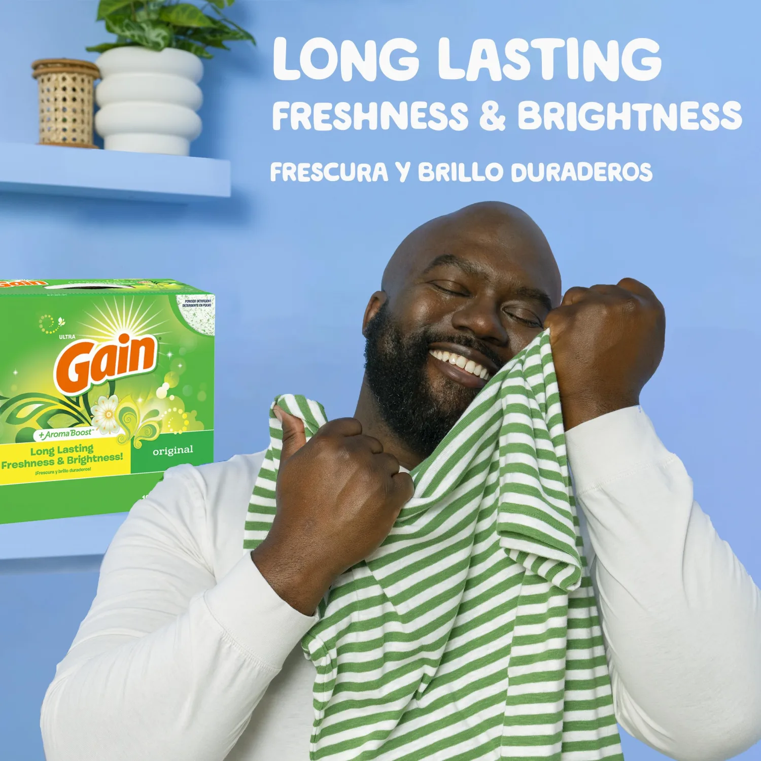 Gain Powder Laundry Detergent, Original Scent, 89 Loads, 82 OZ