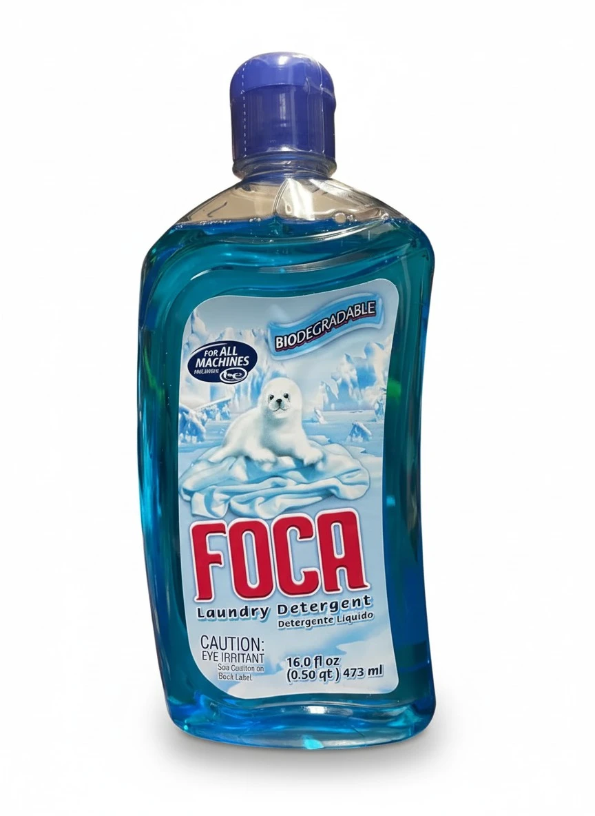 Foca Laundry Detergent Detergente liquido 16fl OZ for all washing Machines