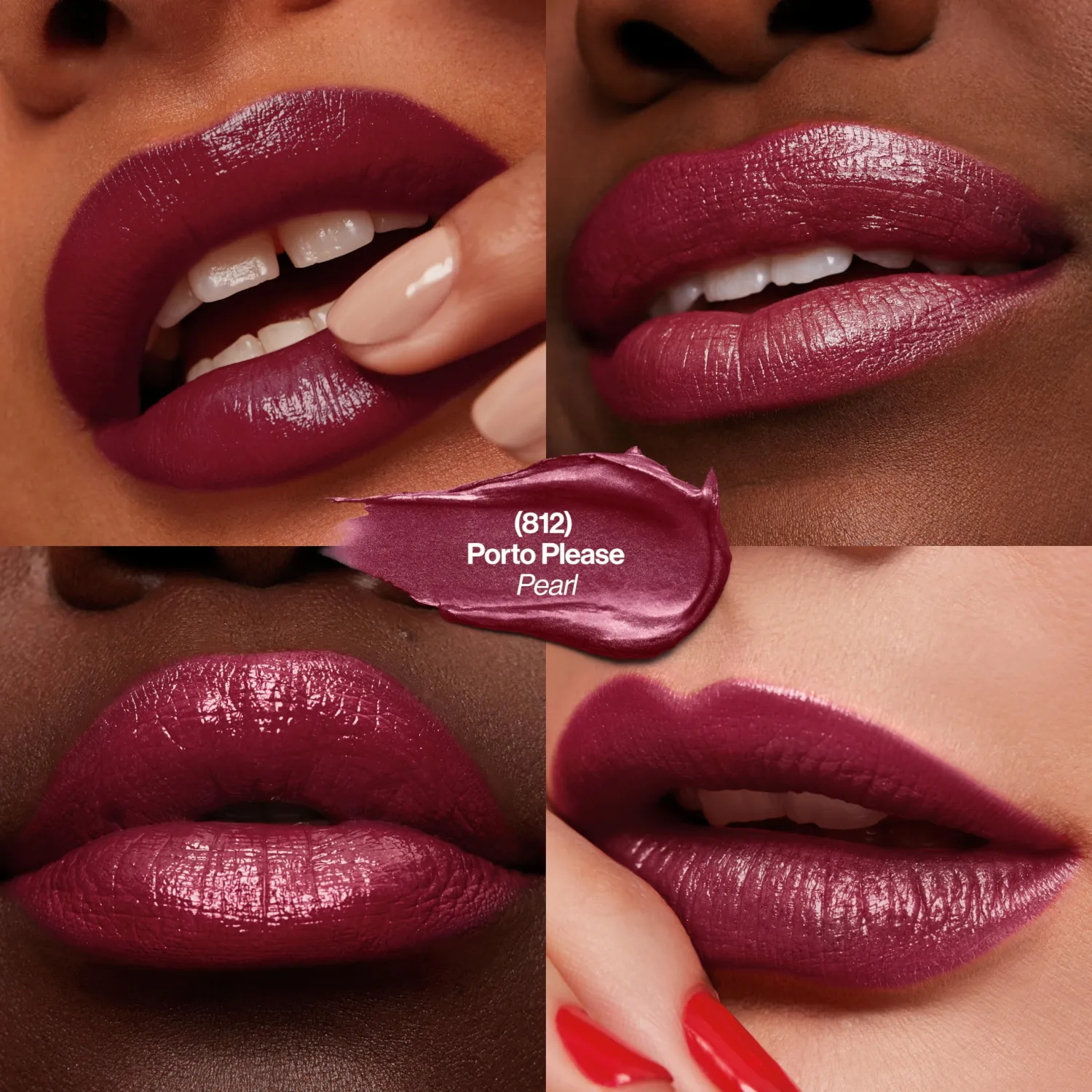 Revlon Super Lustrous Lipstick, Creamy Formula For Soft, Fuller-Looking Lips, Moisturized Feel, 812 Porto Please, 0.15 oz