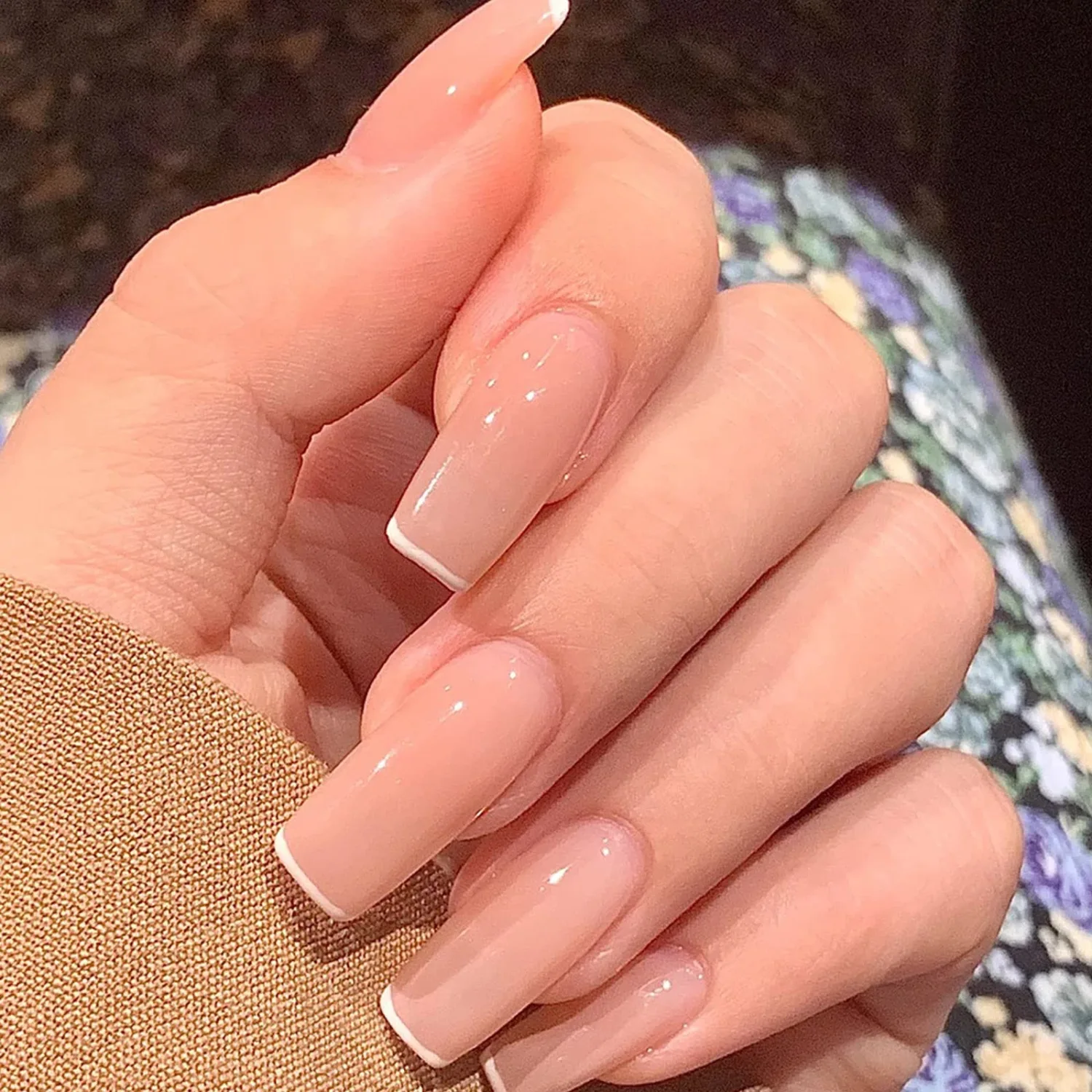 Nail Glue Gel for Acrylic Nails, 30ML Long Lasting Super Strong Bonding Gel Glue for False Nail & Press on Nails, Solid Gel Polish Nail Art Manicure Glue Gel Nail Repair Treatment, 1 Clear