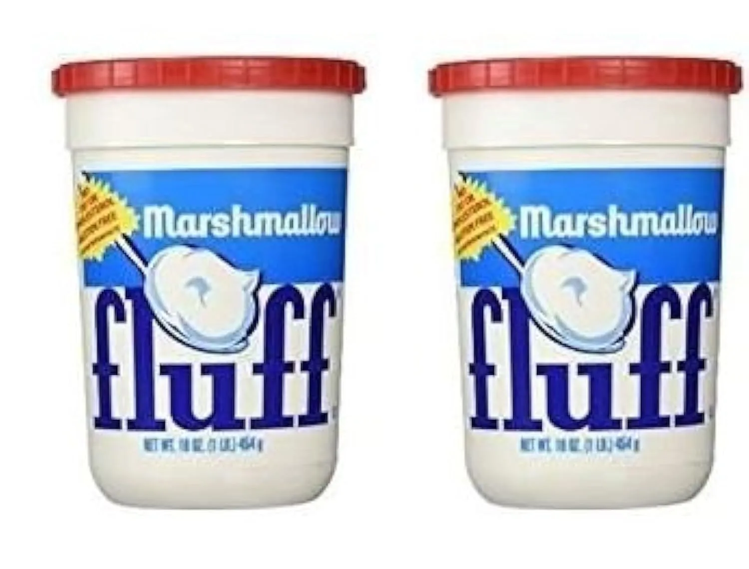 Marshmallow Fluff 16 oz Plastic Tub (Pack of 2)