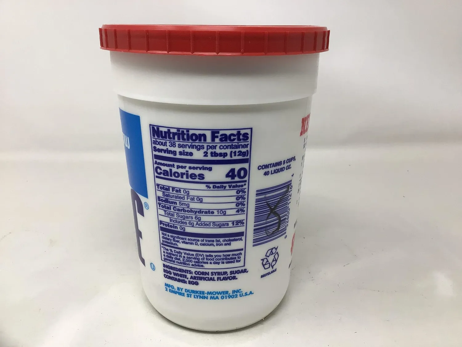 Marshmallow Fluff 16 oz Plastic Tub (Pack of 2)
