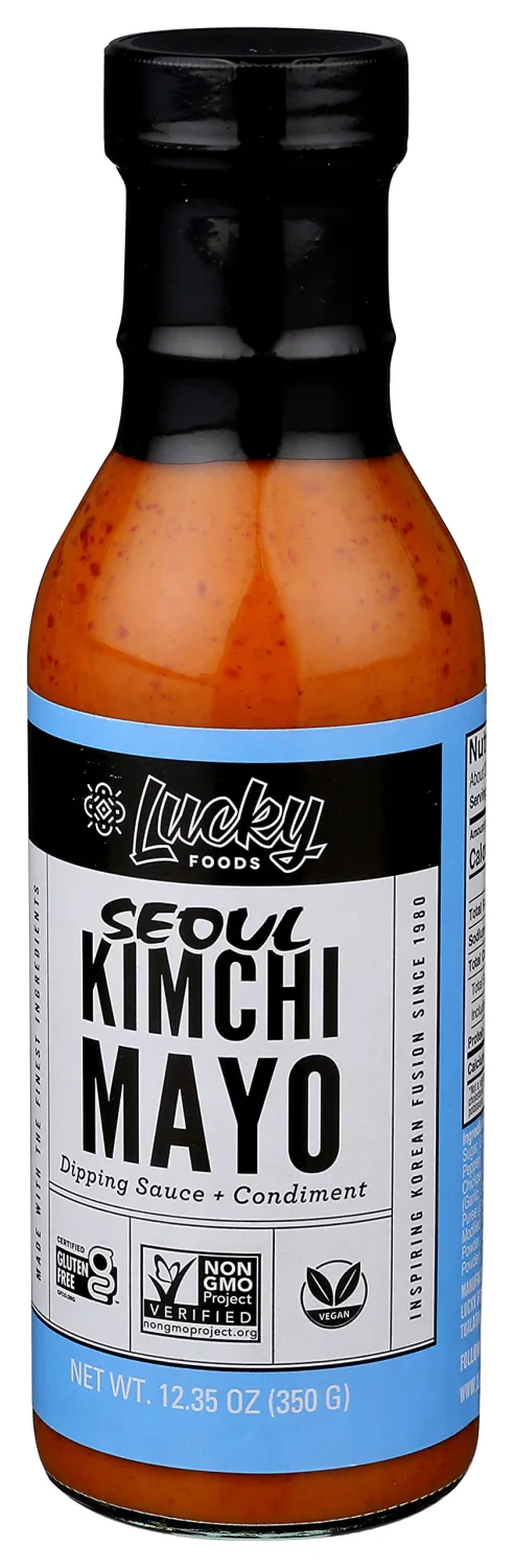 Lucky Foods Seoul Kimchi Mayo, Gluten Free / Non GMO, 12.35 oz