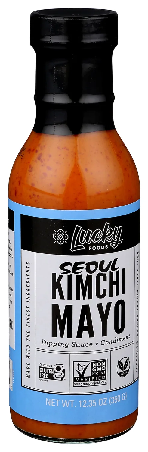 Lucky Foods Seoul Kimchi Mayo, Gluten Free / Non GMO, 12.35 oz