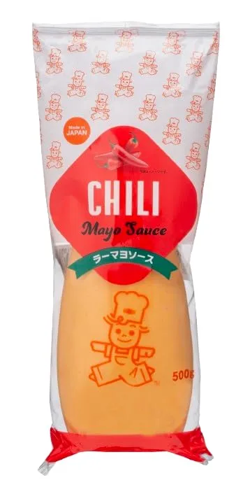 Chili Mayo Sauce- 1pack, A spicy mayo sauce with a lasting flavor. perfect for dips, toppings, stir-fries, and sandwiches. (17.64 oz), Japanese mayonnaise