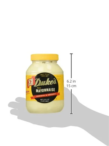 Duke's Mayonnaise, 32-ounce Jar - Pack of 2
