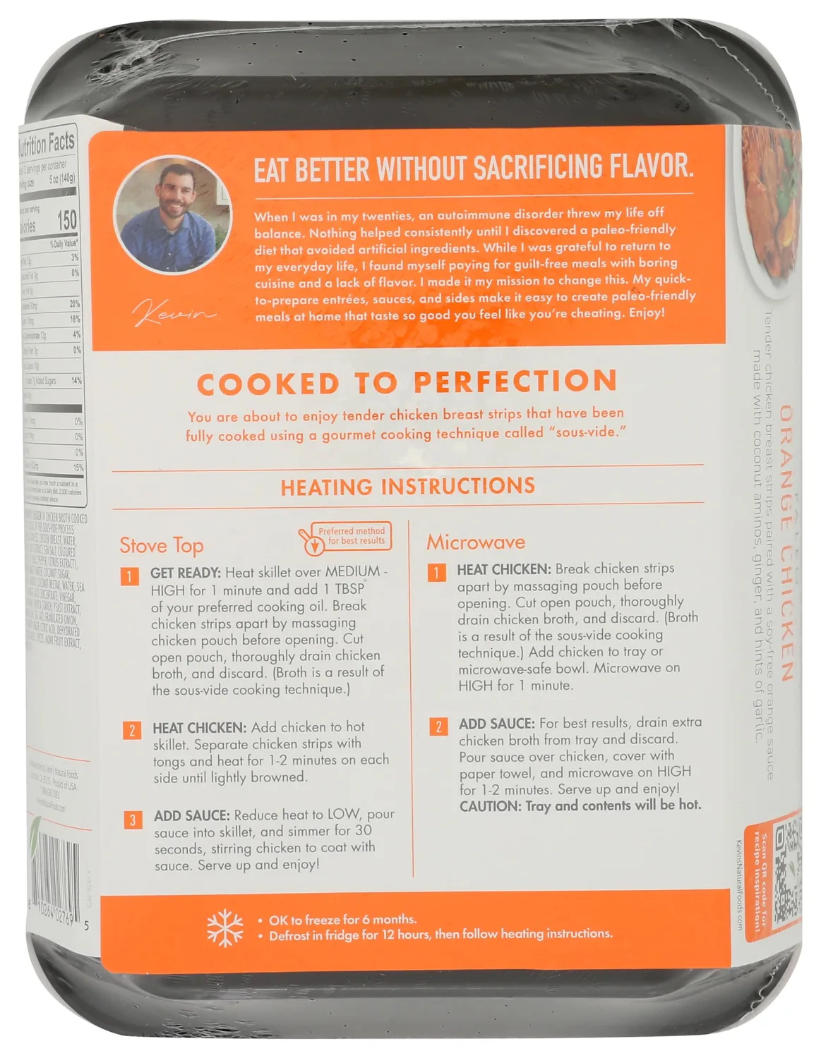 Kevin's Natural Foods Orange Chicken, 16 OZ