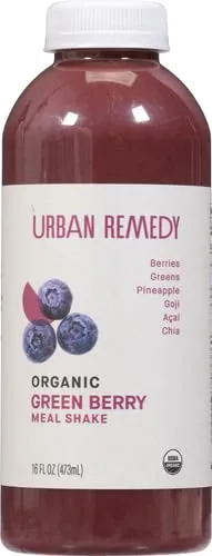 Urban Remedy, Beverage Meal Green Berry, 16 Fl Oz