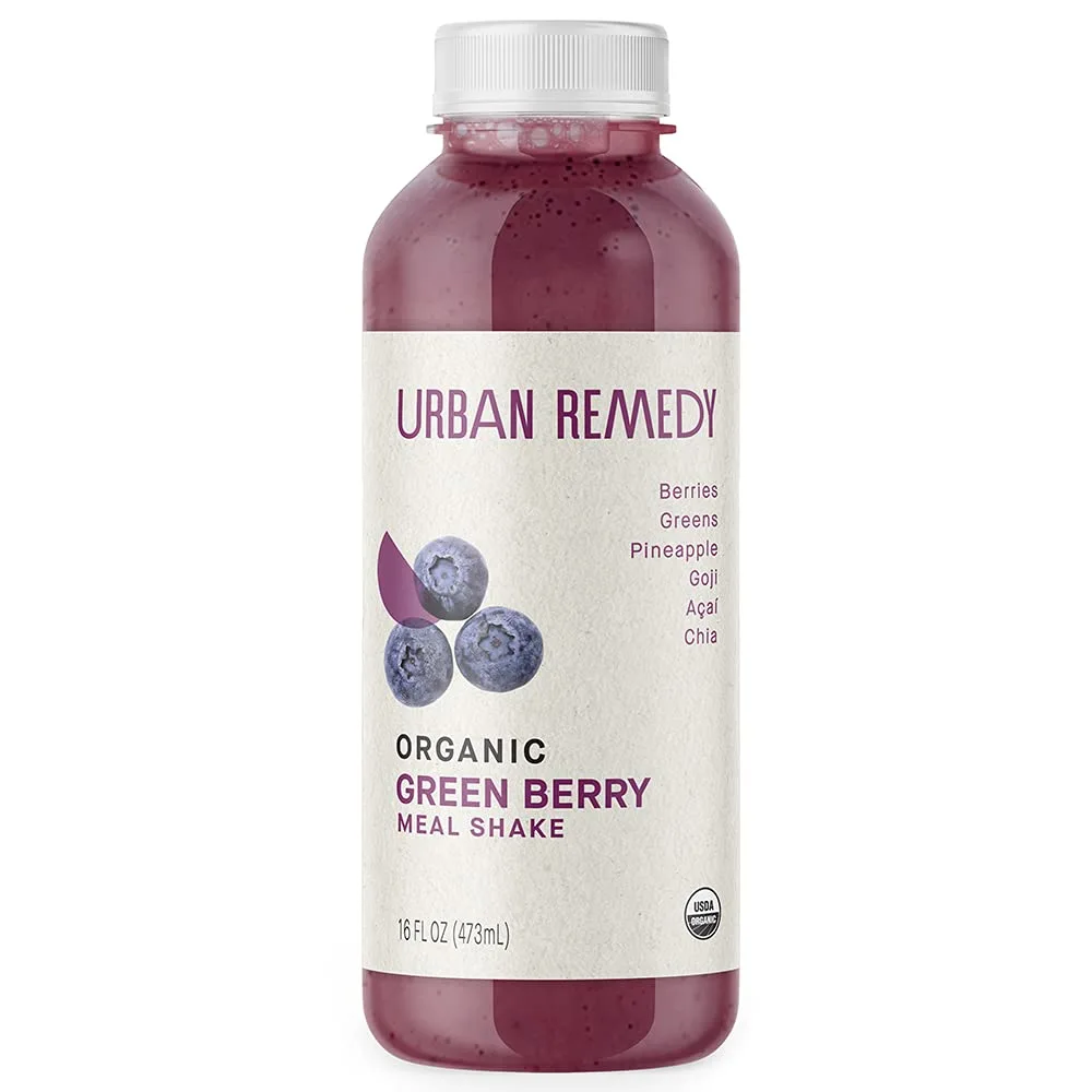 Urban Remedy, Beverage Meal Green Berry, 16 Fl Oz