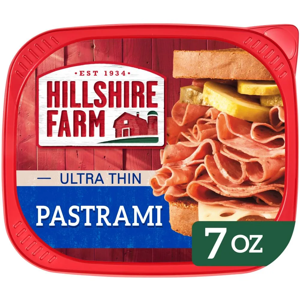 Hillshire Farm Ultra Thin Sliced Deli Meat, Pastrami, 7 oz