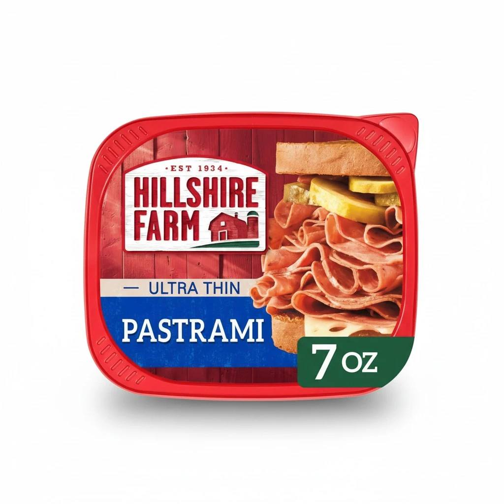 Hillshire Farm Ultra Thin Sliced Deli Meat, Pastrami, 7 oz