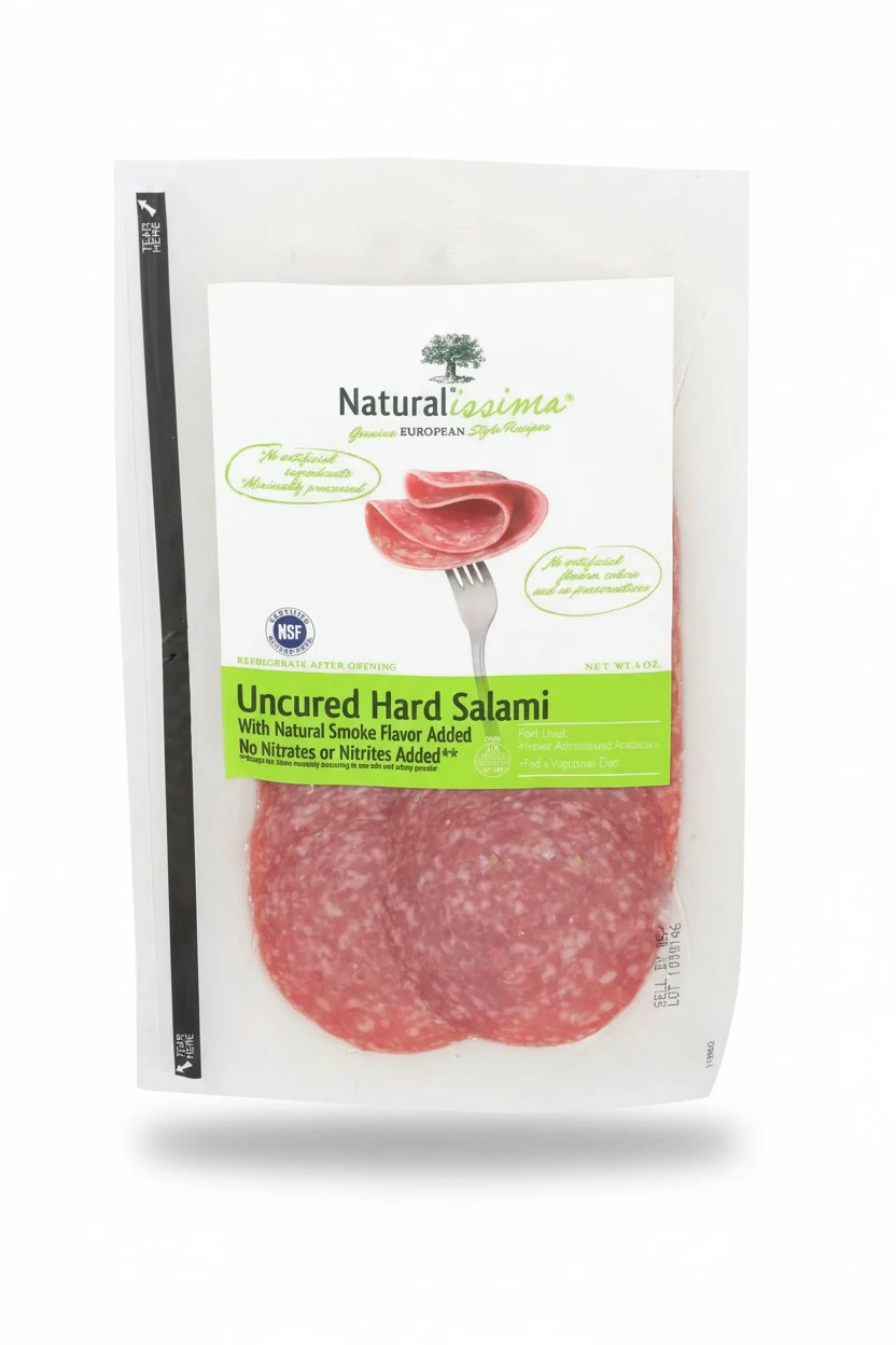 Naturalissima, Uncured Hard Salami, 4 oz