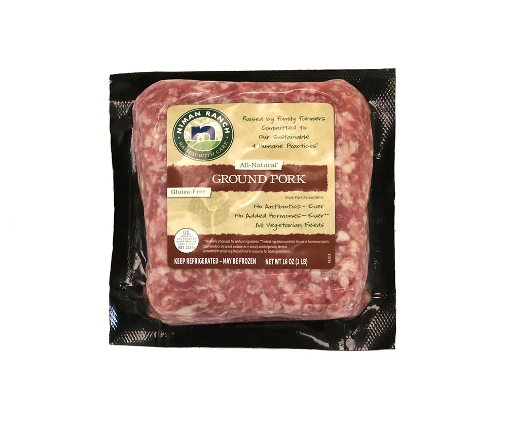 Niman Ranch, Ground Pork, Pork, 1 lb