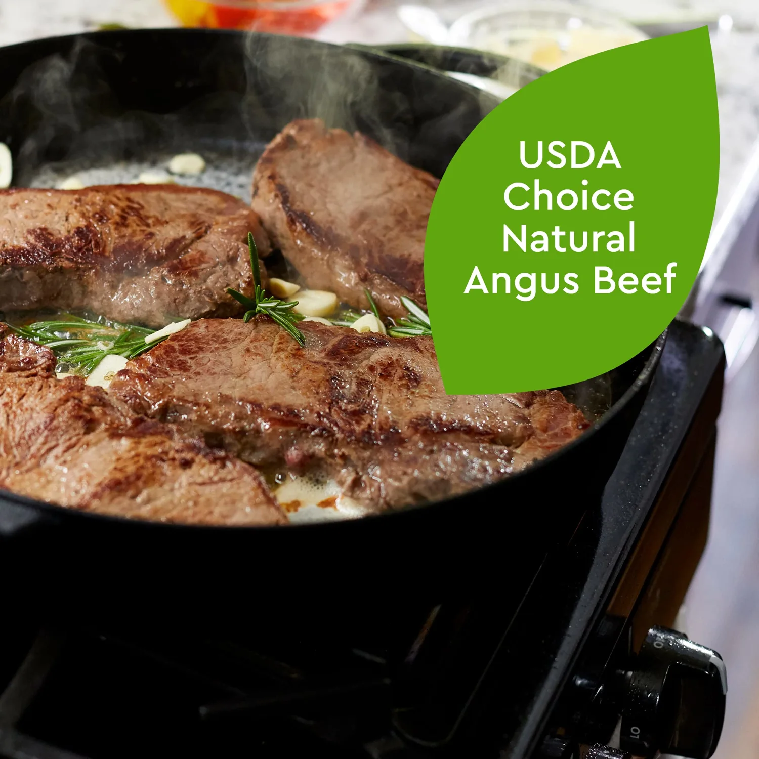 Just Bare, Angus Beef Ribeye, USDA Choice, No Antibiotics Ever, 10 oz