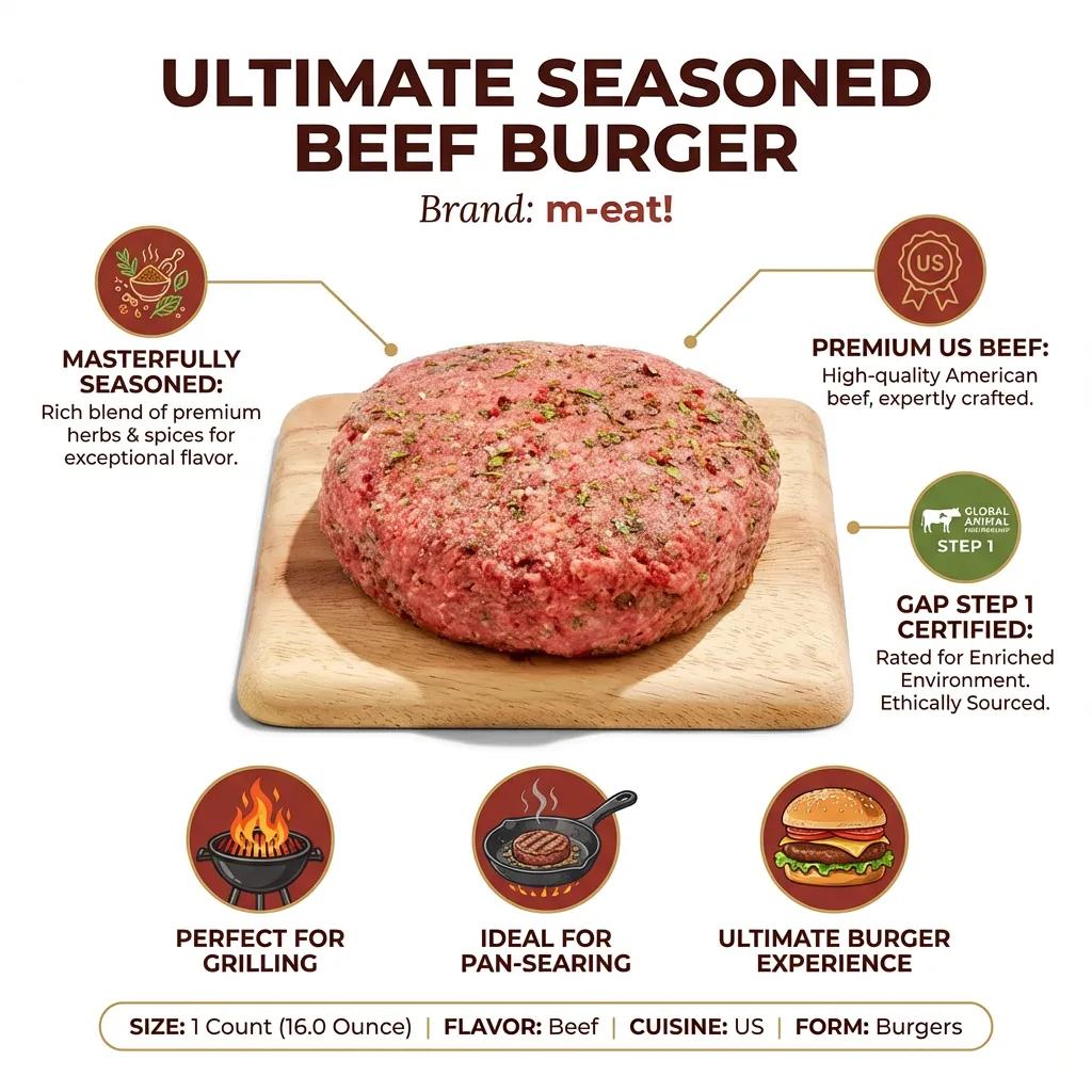 Ultimate Seasoned Beef Burger
