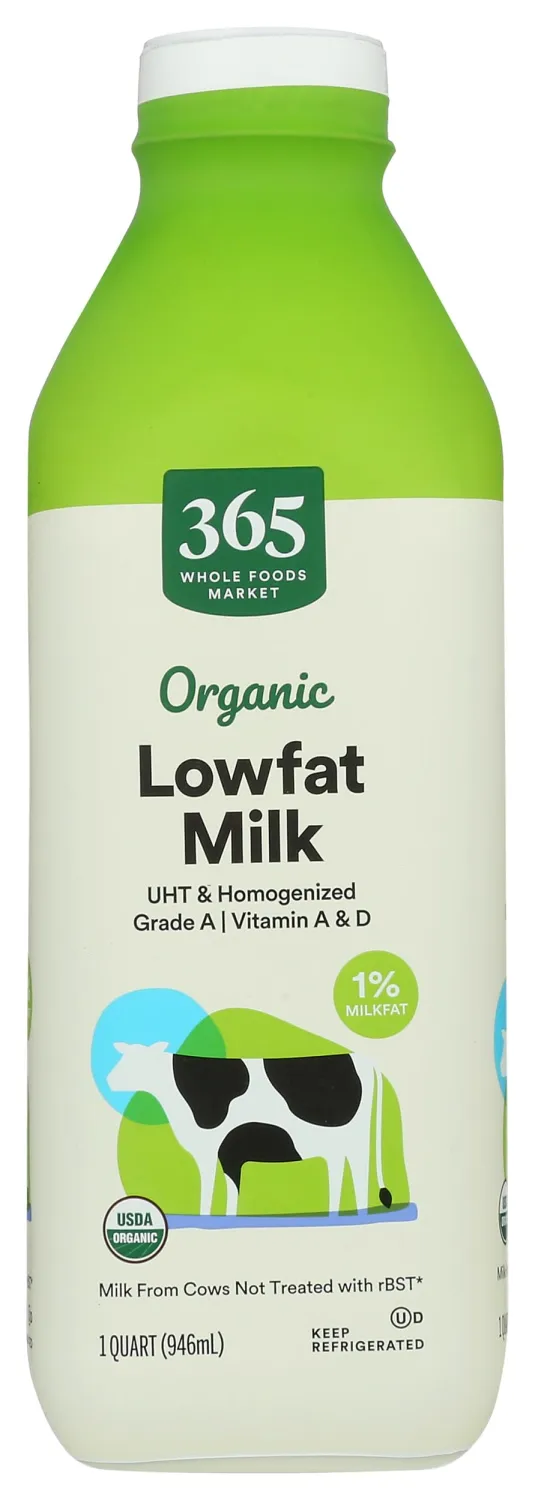 365 By Whole Foods Market, Organic 1pct Milk, 32 Ounce