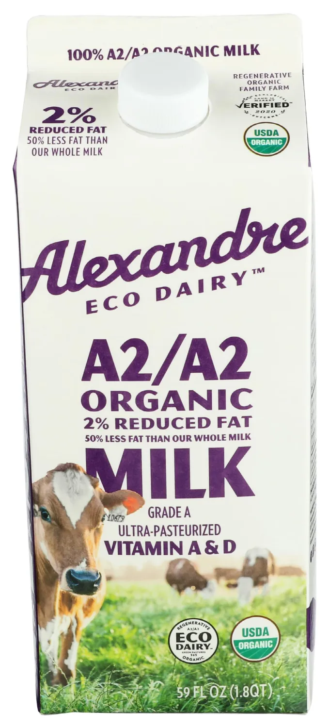 MILK REDUCE FAT 2PRCT ORG