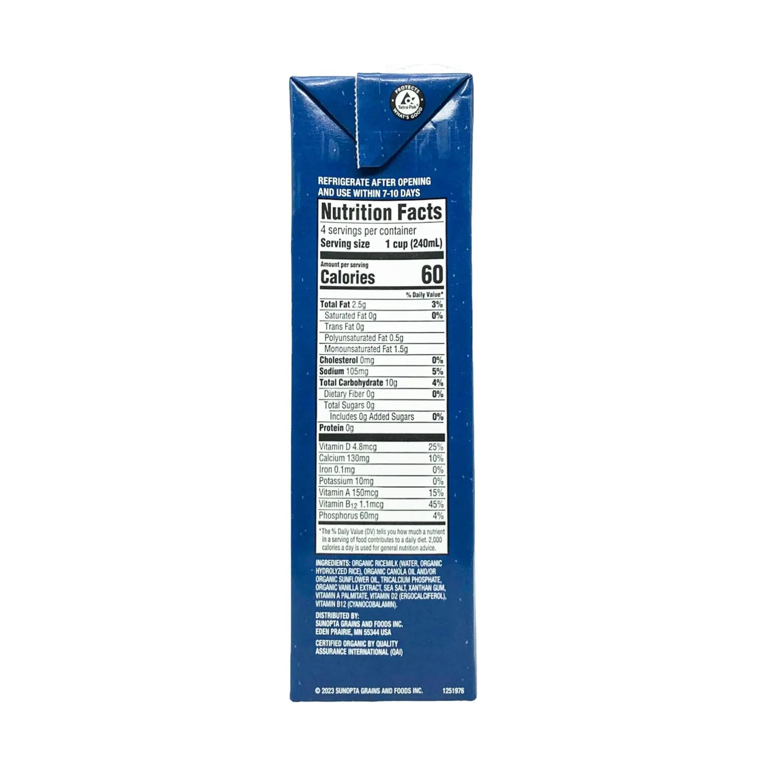Dream Rice Drink - Unsweetened Original - 32 oz