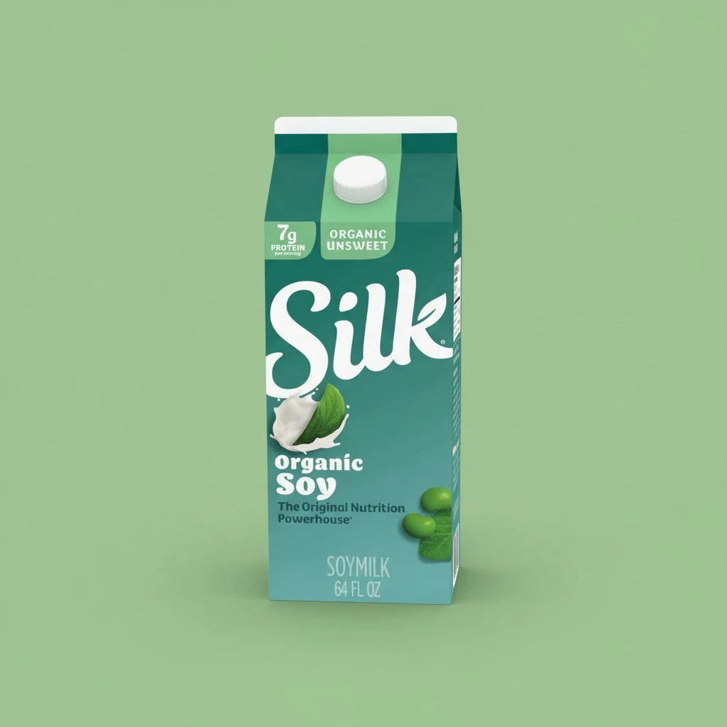 Silk, Organic Milk Substitute, Soy, Unsweetened, 64 Fl Oz